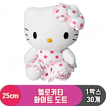 [HK]25cm 헬로키티 화이트 도트 원피스<24>